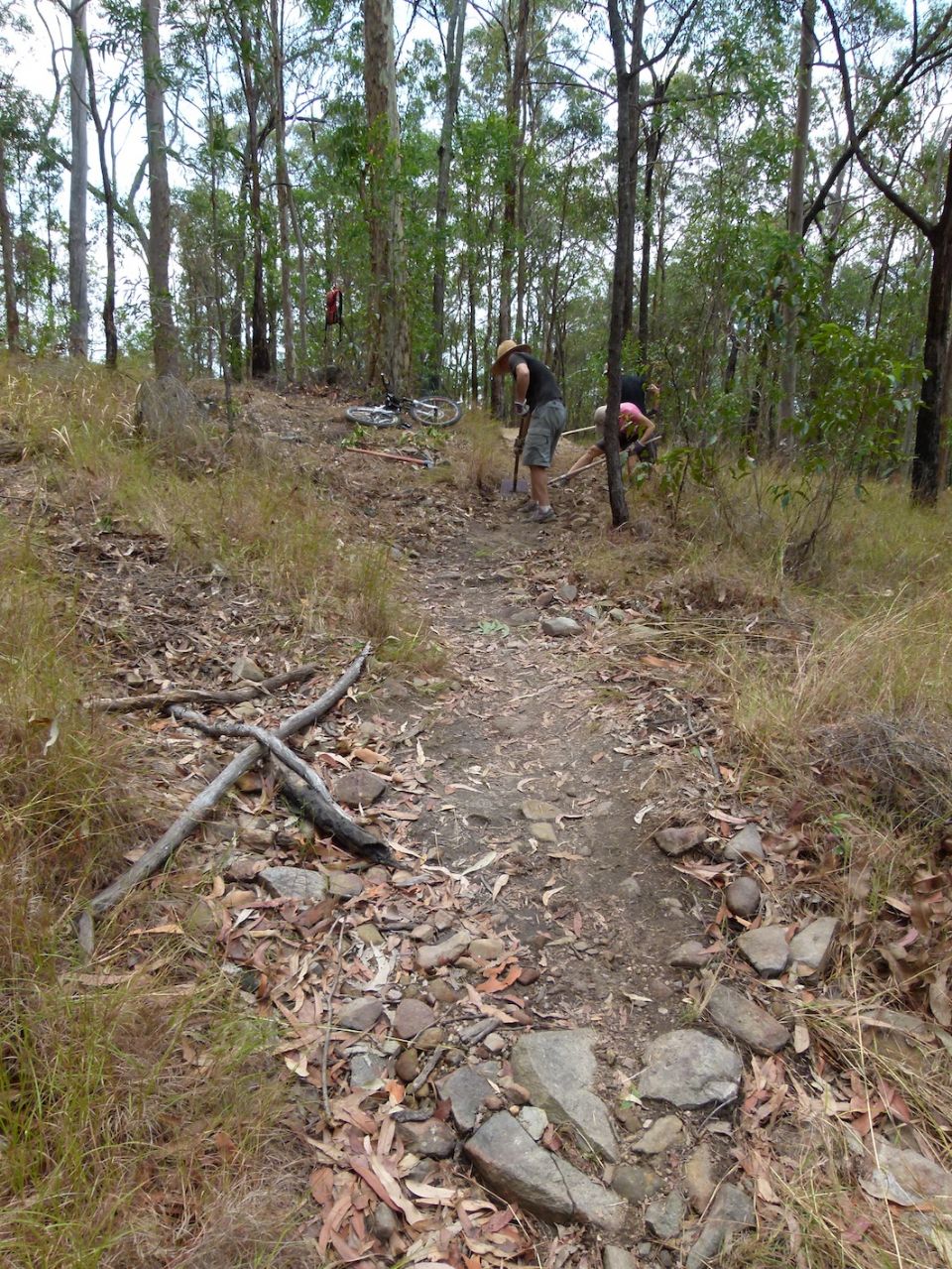 Top of Way Point 70 under construction